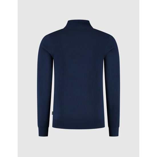 Saint Steve Cas 19480 70050 ocean blue half zip trui - Image 4