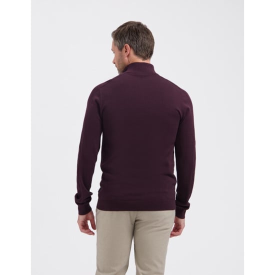 Saint Steve Elwin 80032 merlot half zip trui - Image 4