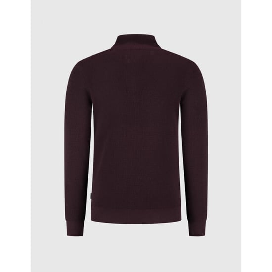 Saint Steve Dominic-s 80032 merlot half zip trui - Image 3