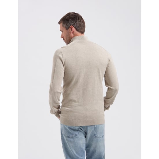 Saint Steve Elwin 20006 sand melee half zip trui - Image 3