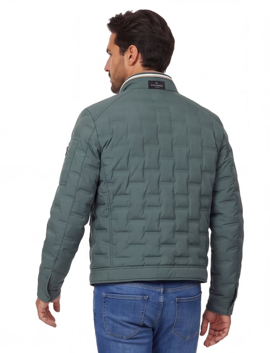 Windjack Casa Moda turquoise borstzakken rits - Image 2