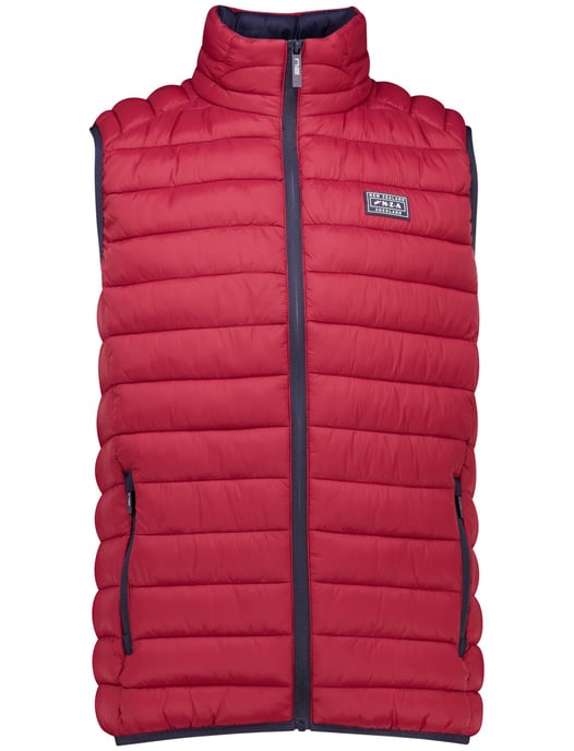 New Zealand effen rood bodywarmer normale fit - Image 3