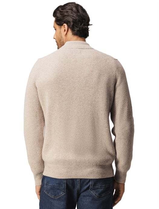 Beige wollen sweatvest State of Art - Image 2