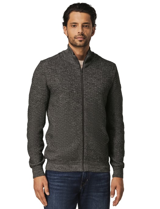 Antraciet wollen sweatvest State of Art - Image 1