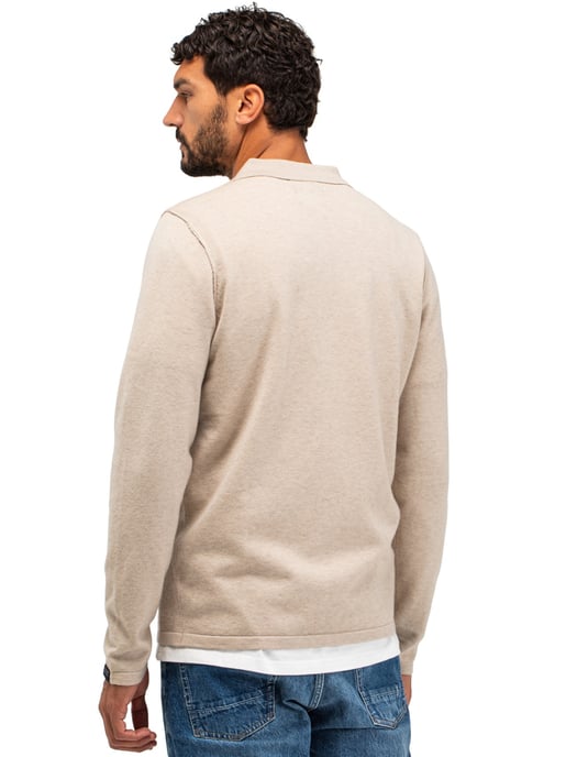 Butcher of Blue polo beige effen - Image 2