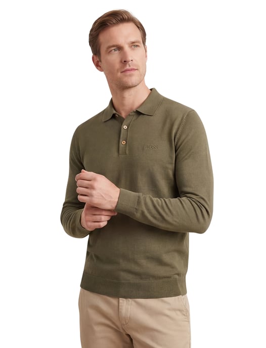 Boss black groen normale fit scheerwol - Image 2