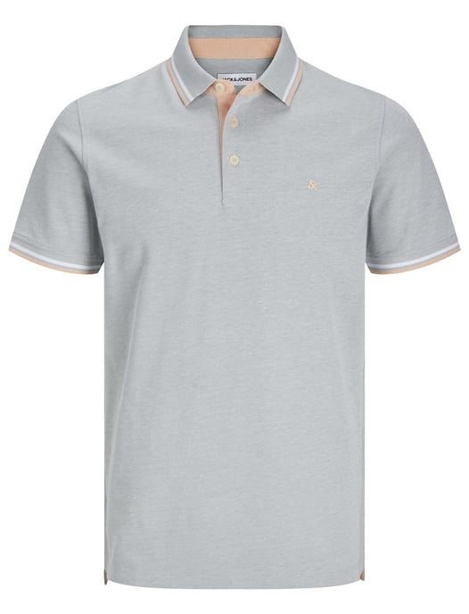Jack & Jones polo grijs 3-knoops - Image 1