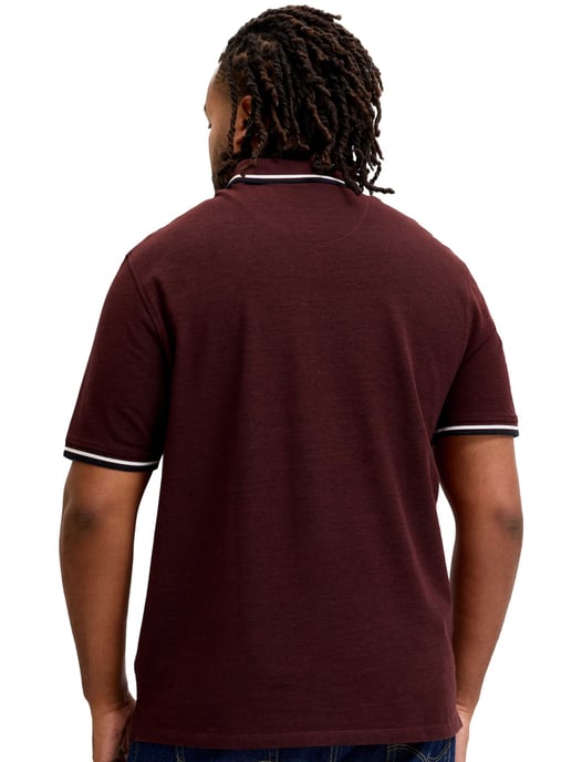 Poloshirt Jack & Jones Plus Size bordeaux - Image 2