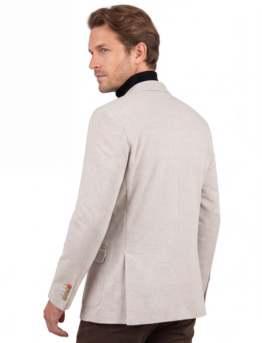 A Fish Named Fred colberts beige effen slim fit - Image 2