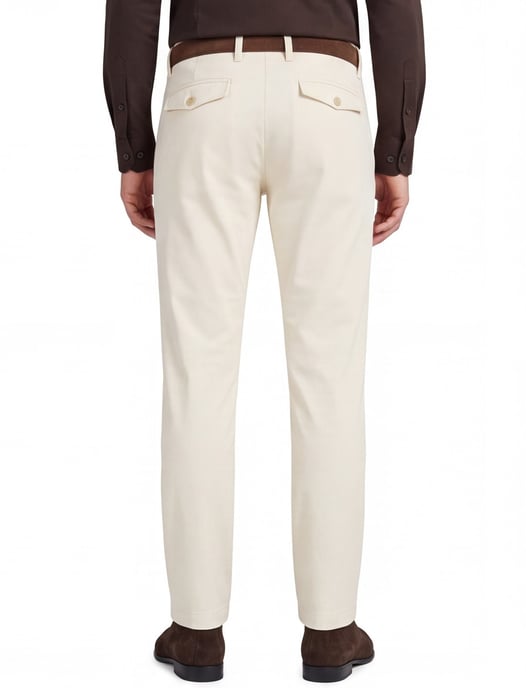 Chino Alberto LOU creme flatfront - Image 2