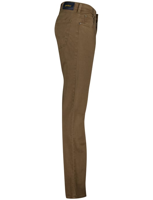 Gardeur Pantalon Bill 5-p bruin katoen - Image 3