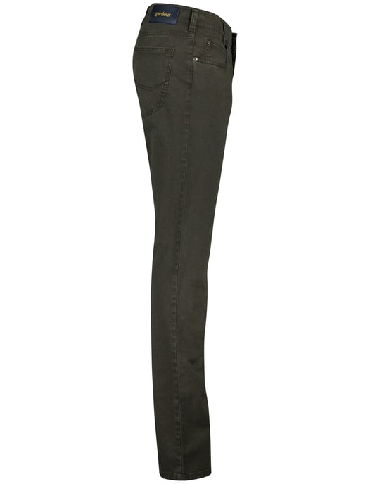 Gardeur Pantalon Bill 5-p groen katoen - Image 3