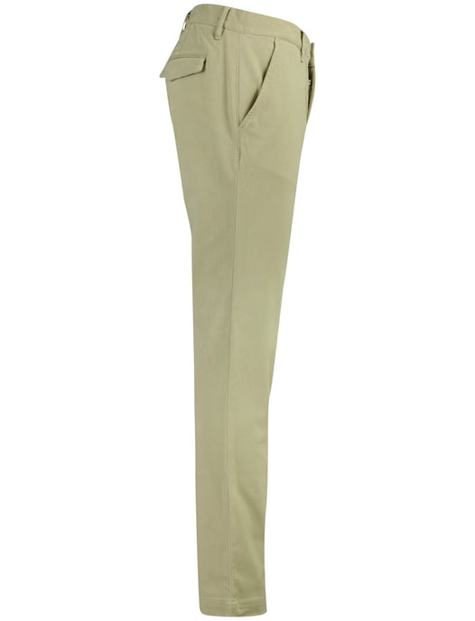 Broek Alberto chino beige flatfront - Image 3