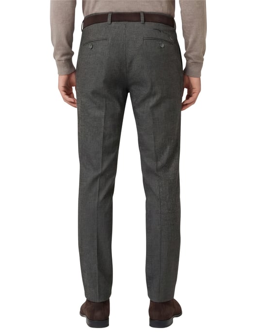Brax Fabio pantalon grijs gemeleerd wijde fit katoen - Image 2
