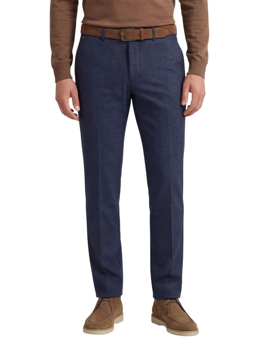 katoenen broek Gardeur donkerblauw - Image 1