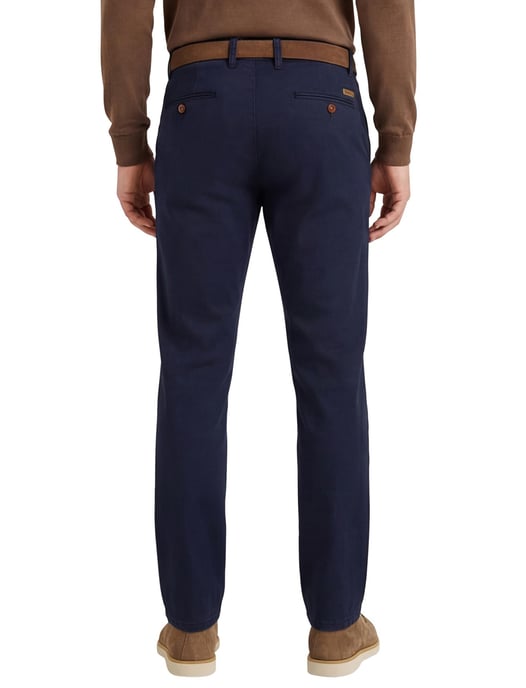 Gardeur pantalon flatfront effen donkerblauw - Image 2