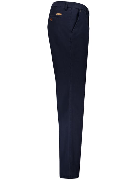 Gardeur pantalon flatfront effen donkerblauw - Image 3
