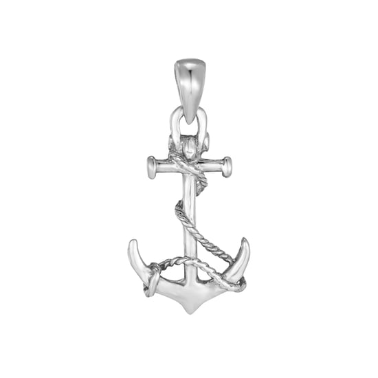 Sterling Silver Anchor Pendant - Image 1