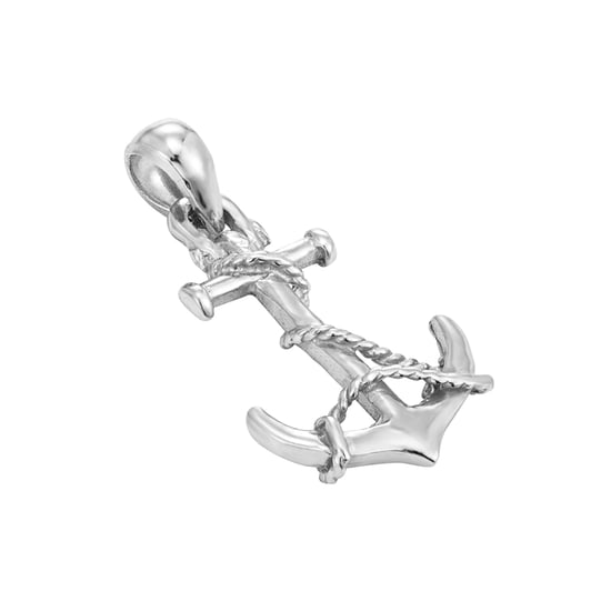 Sterling Silver Anchor Pendant - Image 4