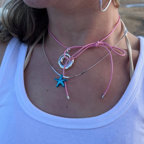 Sterling Silver Blue Enamel Starfish Charm - Image 3