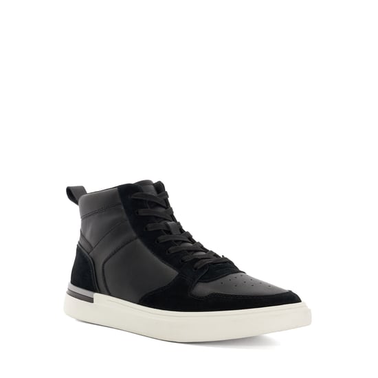 Dune Mens Strictly - High Top Perforated Trainers - Image 1
