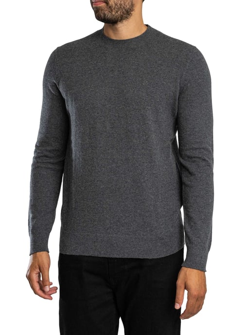 Superdry Essential LW Wool Blend Knit, Grey - Image 2