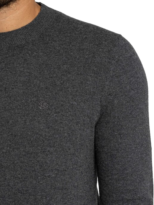 Superdry Essential LW Wool Blend Knit, Grey - Image 4