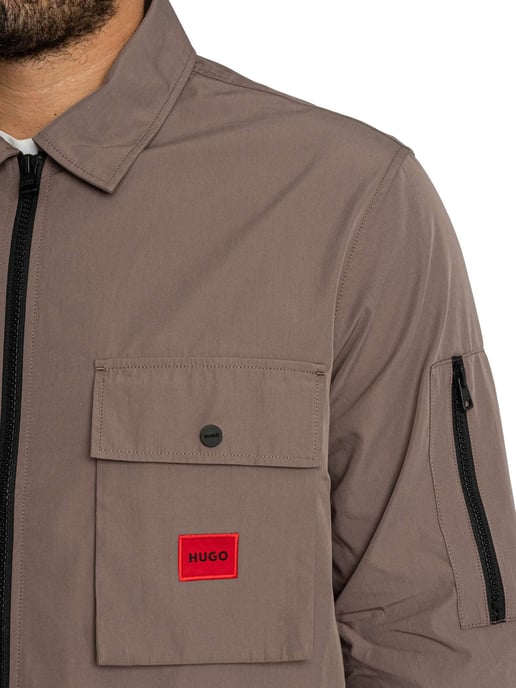 HUGO Emmond Overshirt, Grijs - Image 5
