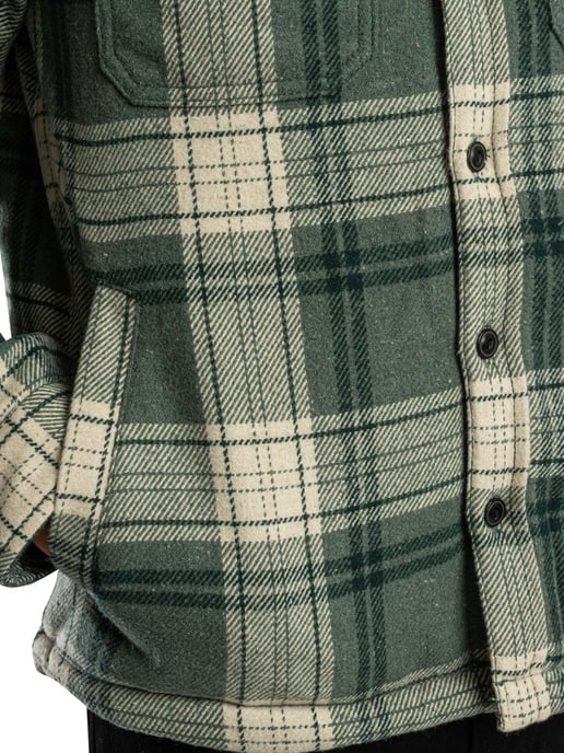 Superdry Borg Gevoerd Miller Overshirt, Groen - Image 5