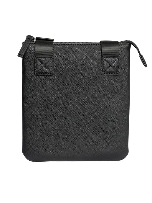 Armani Exchange Box Logo Crossbody Bag, Black - Image 3