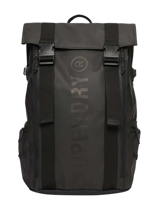 Superdry Rugzak Met Oprolbaar Zeil, Zwart - Image 1