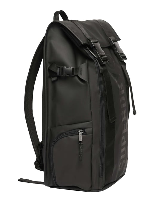 Superdry Rugzak Met Oprolbaar Zeil, Zwart - Image 3