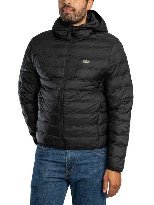 Lacoste Pufferjack Met Logo, Zwart - Image 2
