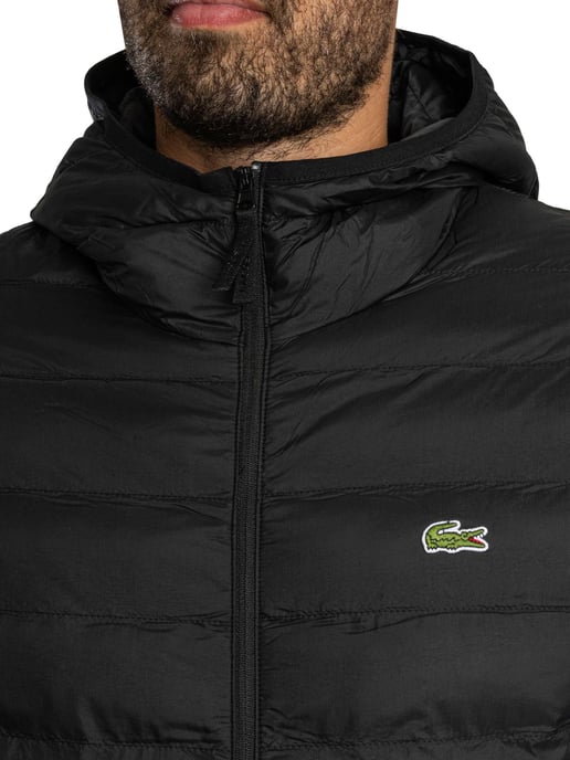 Lacoste Pufferjack Met Logo, Zwart - Image 5