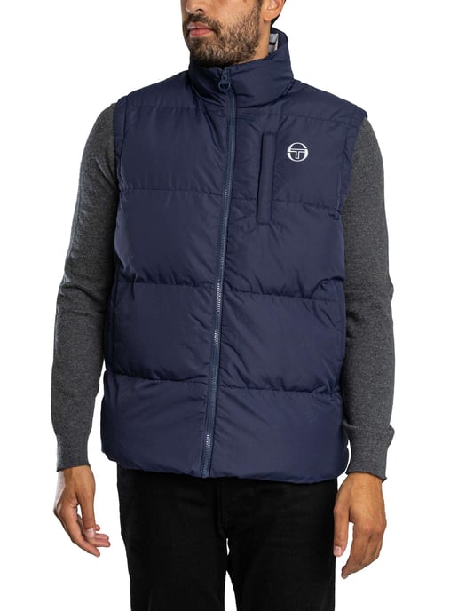 Sergio Tacchini Court Gewatteerd Vest, Blauw - Image 2