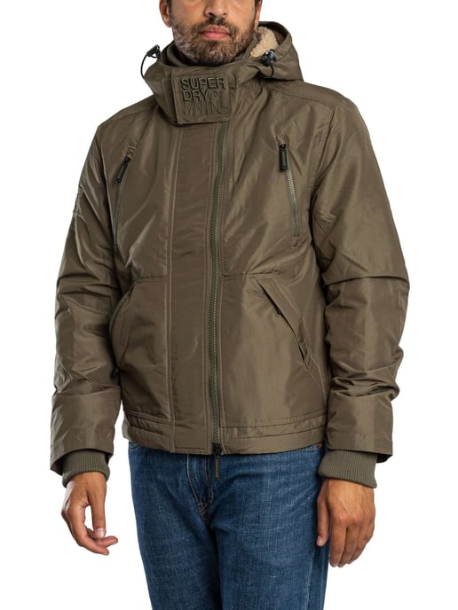 Superdry Arctische Windjack Met Capuchon, Groen - Image 3