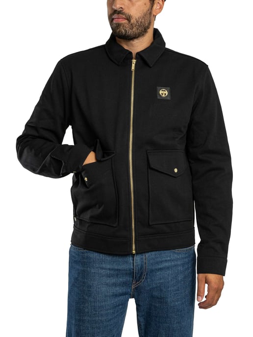 Sergio Tacchini Nieuwe Tommaso Jas Met Kraag, Zwart - Image 2
