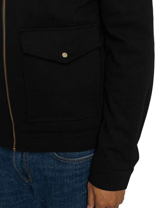 Sergio Tacchini Nieuwe Tommaso Jas Met Kraag, Zwart - Image 5