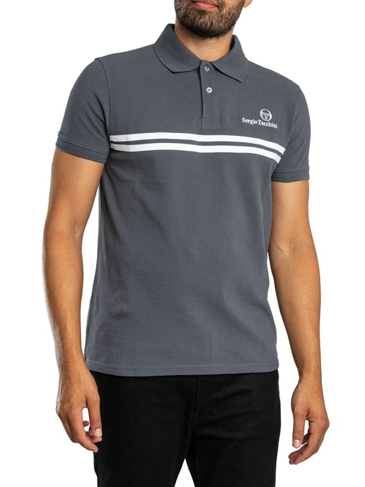 Sergio Tacchini Nieuw Supermac Poloshirt, Grijs - Image 1