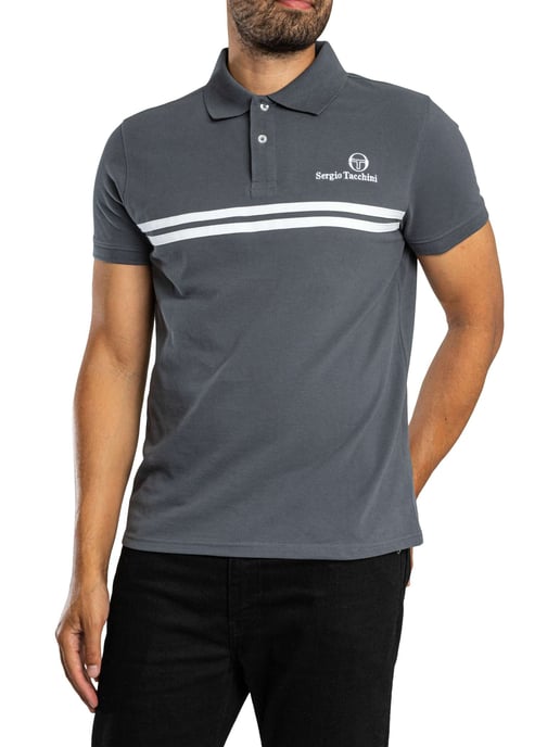 Sergio Tacchini Nieuw Supermac Poloshirt, Grijs - Image 2