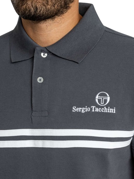 Sergio Tacchini Nieuw Supermac Poloshirt, Grijs - Image 4
