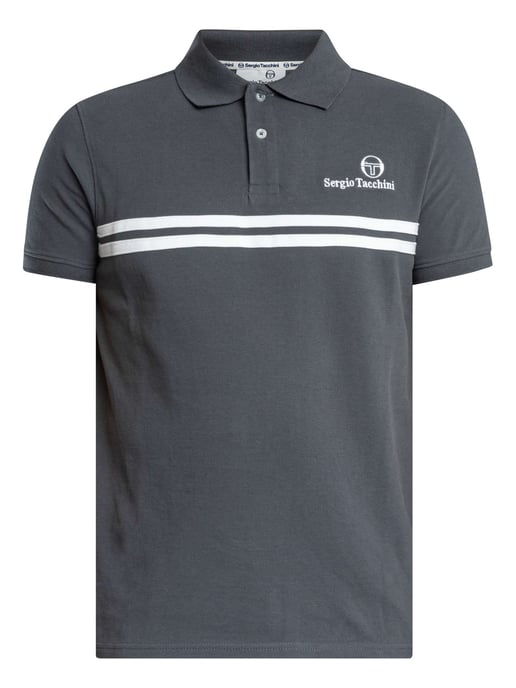 Sergio Tacchini Nieuw Supermac Poloshirt, Grijs - Image 5