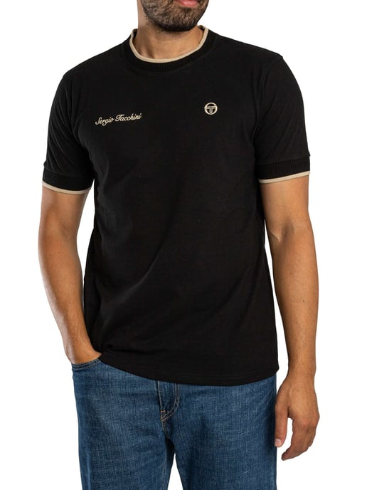 Sergio Tacchini Conte T-Shirt, Zwart - Image 2
