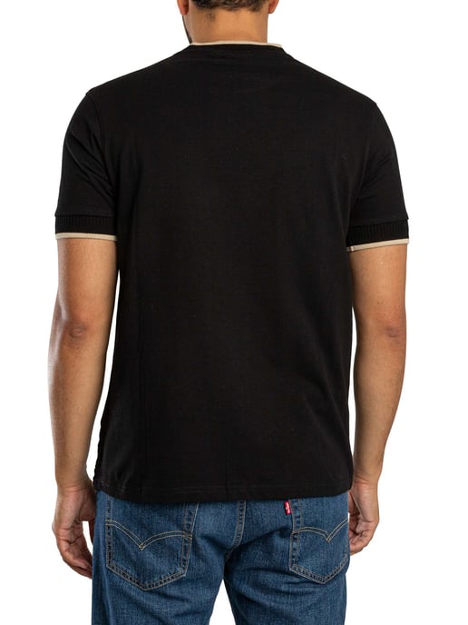 Sergio Tacchini Conte T-Shirt, Zwart - Image 3