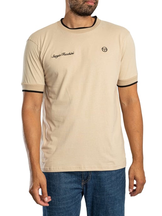 Sergio Tacchini Conte T-Shirt, Beige - Image 1