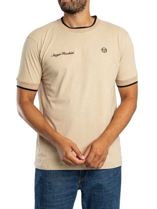 Sergio Tacchini Conte T-Shirt, Beige - Image 2