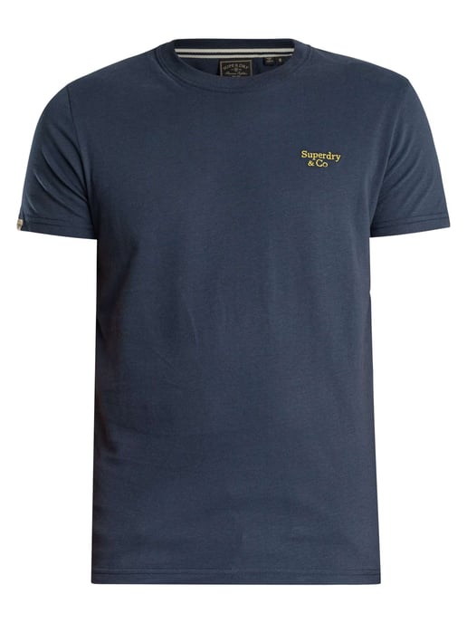 Superdry Essential Serif Logo T-Shirt, Blauw - Image 6