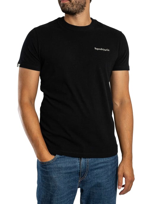 Superdry Essential Company Logo T-Shirt, Zwart - Image 2