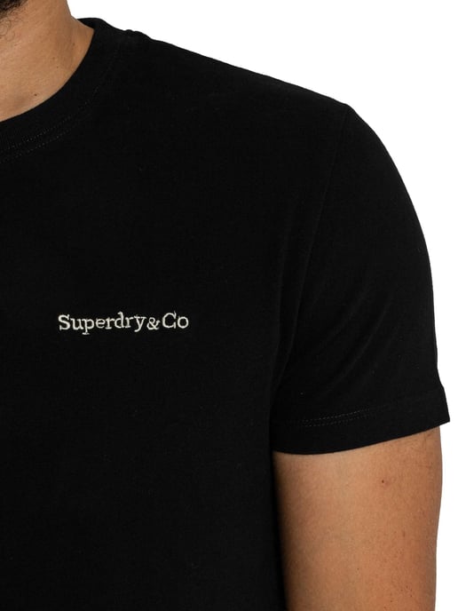 Superdry Essential Company Logo T-Shirt, Zwart - Image 4