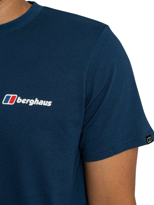 Berghaus T-Shirt Met Klaslogo, Blauw - Image 4